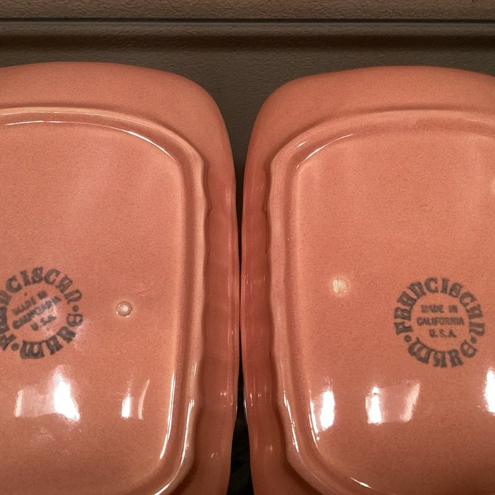 XX Rare!! 4 Franciscan Dishes for 1940 Toastmaster Standard Set!!
